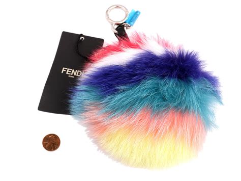 fendi pom pom keychain replica